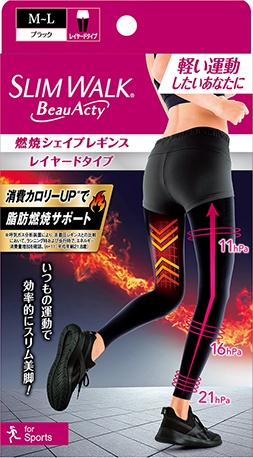 スリムウォーク Beau-Acty 燃焼シェイプレギンス