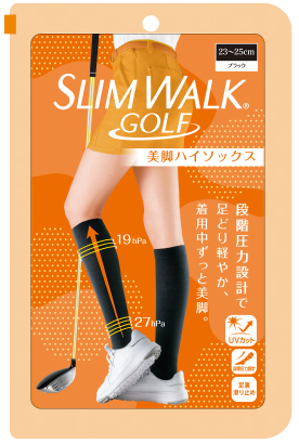 SLIM WALK GOLF 美脚ハイソックス
