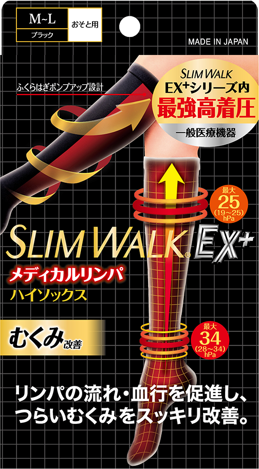 スリムウォーク メディカルリンパハイソックス